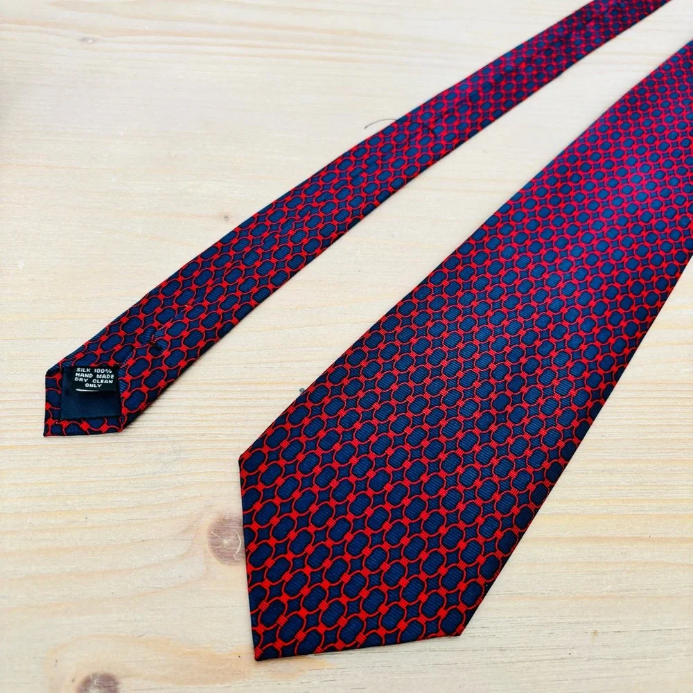 Men’s‎ St. Loren Elegant Red and Blue Men's Tie Formal